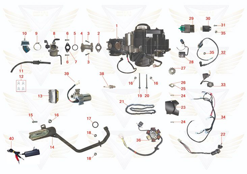 Engine and Electric Parts