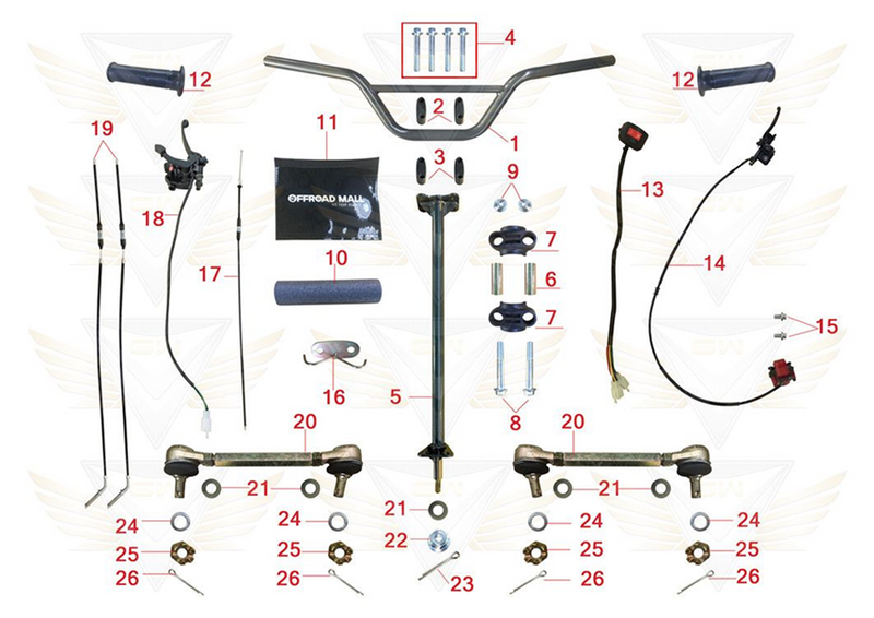 Steering System(Double Hand Brake model )