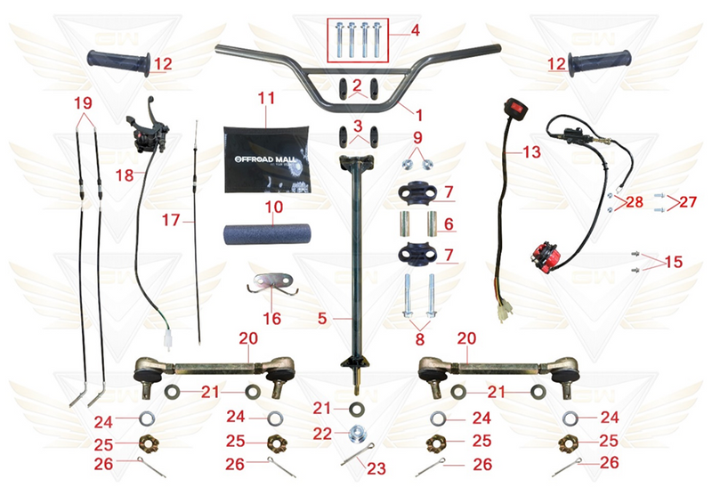 Steering   System(With One Foot Brake Mode)